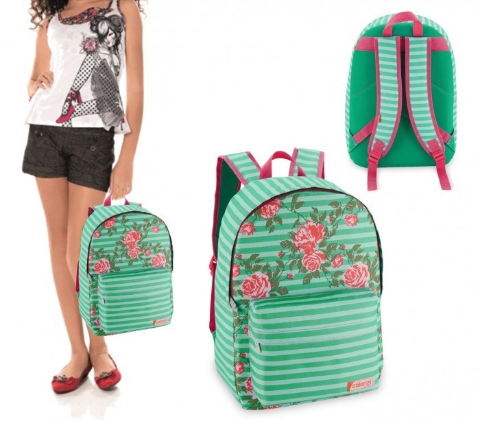 CR612FL - Sac à dos - mod.TROPICAL avec détail frontal (43x33x13)