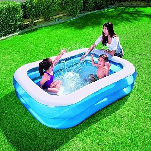 54005 -Piscine rectangulaire vinyle gonflable - Bestway - 262x175x51 cm