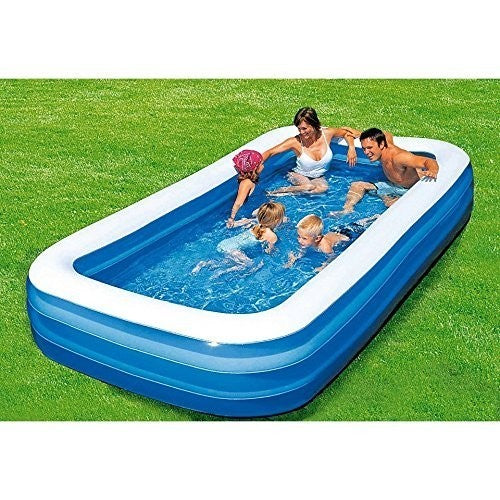 54009 - Piscine gonflable rectangulaire famille 3 anneaux -Bestway -305x183x56cm