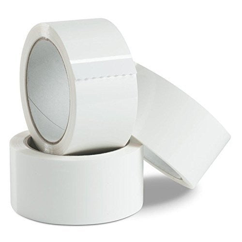 6 pcs emballage ruban adhésif 50 mm x 132 m - Blanc - MADE IN ITALY