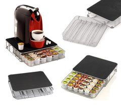  41343 - Distributeur - Porte capsules de café en métal de 30 à 60 places