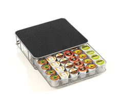  41343 - Distributeur - Porte capsules de café en métal de 30 à 60 places