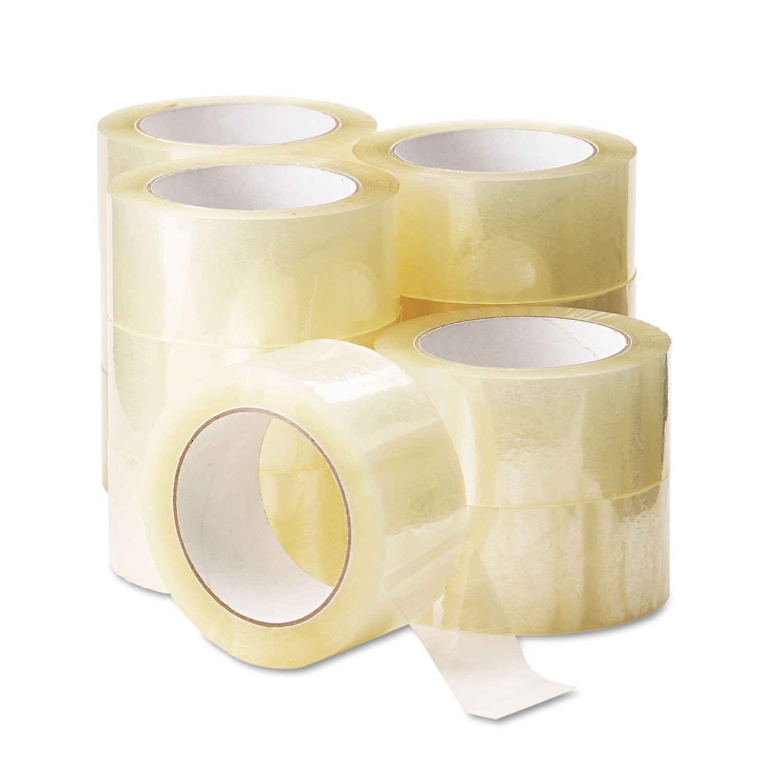 36 pcs ruban d'emballage de 50 mm x 132 mètres - TRANSPARENT - MADE IN ITALY