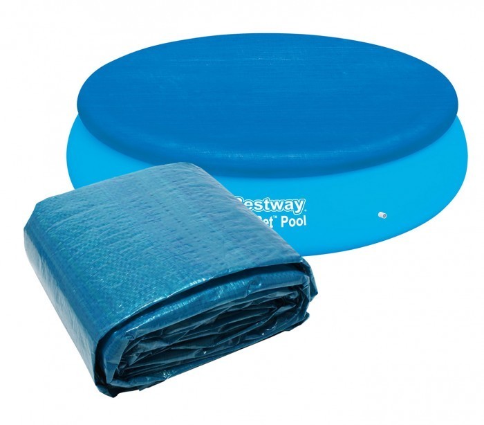 58034 - Couverture pour piscine hors sol - ronde - 395 cm Bestway en Pvc