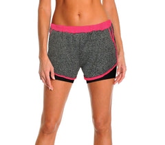 KZ-172 - Shorts de sport avec pantalon intérieur pour femmes