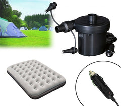 62097 - Mini compresseur - pompe - 3 soupapes avec adaptateur de voiture 12V