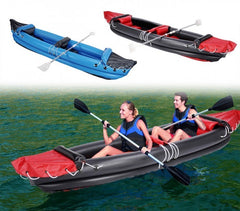 Kayak gonflable deux places 320x70cm (1 adulte + 1 enfant) différentes couleurs