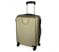 Valise rigide avec 4 roulettes et poignée réglable ABS - Pierre Cardin
