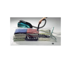 Sac housse de rangement sous vide avec ceintre pour organiser les vêtements