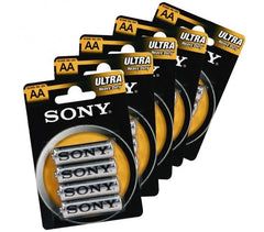 Pack de 32, 52, 76 ou 100 piles AA SONY NEW ULTRA - R6 1.5V - zinc charbon