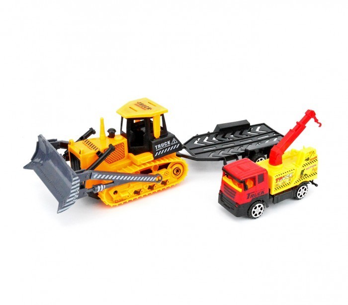 033743 - jouet - set de camion et pelleteuse de travaux de construction