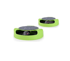 Jouet chat avec la souris piégée à l'intérieur (25 cm)