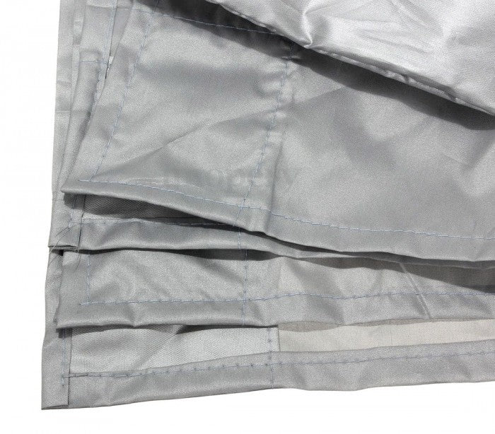 couverture de pare-brise grise avec sangles de fixation anti neige ou soleil