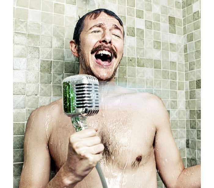 314051 - Pomme de douche en forme de microphone
