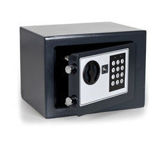 Coffre-fort électronique avec batterie (23 x 17 cm) (Gris)