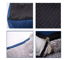 Couffin depliable double fonction panier pour chien doux 82x46x18