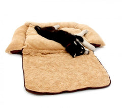 Couffin depliable double fonction panier pour chien doux 112x55x18