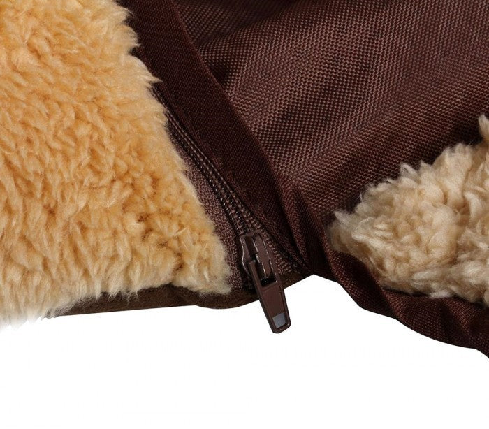 Couffin depliable double fonction panier pour chien doux 112x55x18