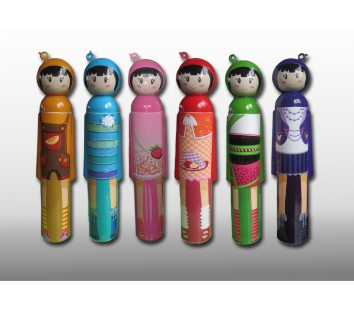 Parapluie Manga Style japonais en différentes couleurs avec étui rigide Dolls