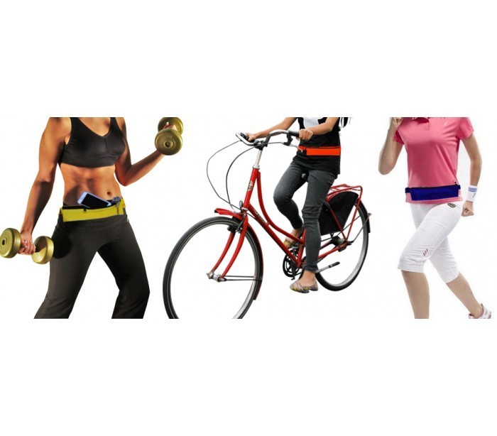 41645 Banane / ceinture sportive réglable porte objets pour activité sportive
