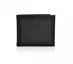 S04 Portefeuille noir CALVIN KLEIN pour homme en vrai cuir