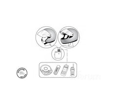 Kit Intercom duo pour deux casques de moto attaque mp3 audio radio 