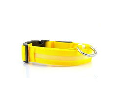 Collier réglable LED pour chiens et chats différentes tailles et couleurs