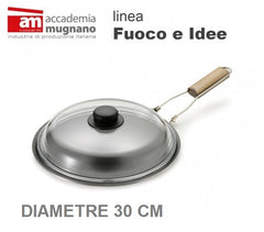 FISPD30 Spatule avec couvercle en verre 30 cm aluminium ligne