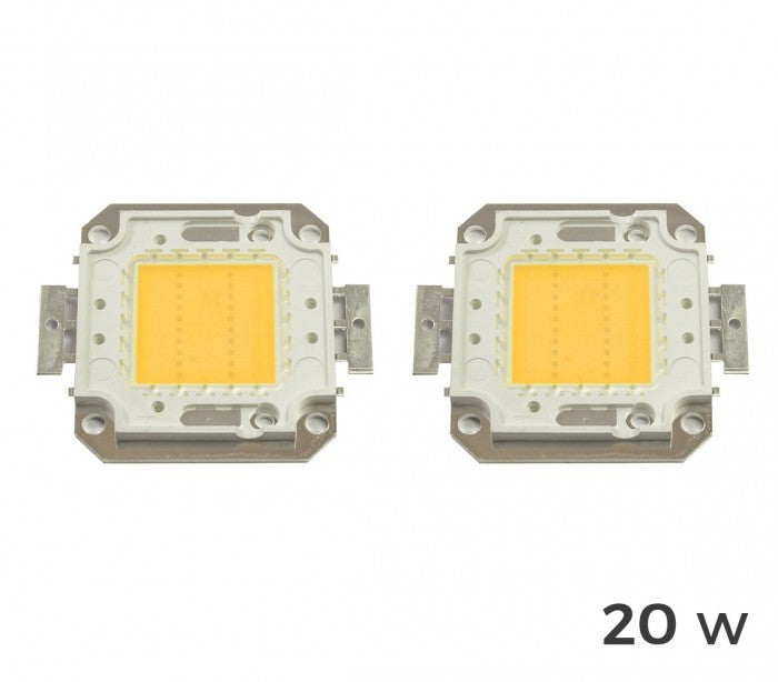 Pack de 2 plaques de LED de rechange 10-20-30-50 ou 100 watt - 10 W