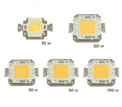 Lot de 4 plaques LED de rechange pour spots lumière blanche chaude 3000k  